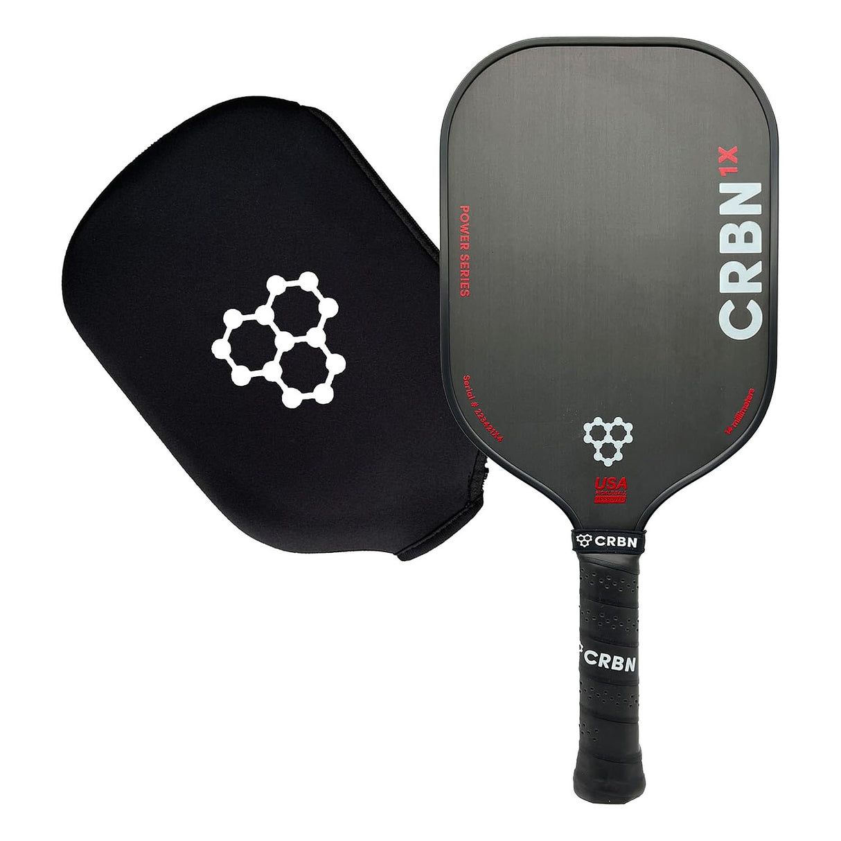 CRBN 1x Power Series Elongated Pickleball paddle