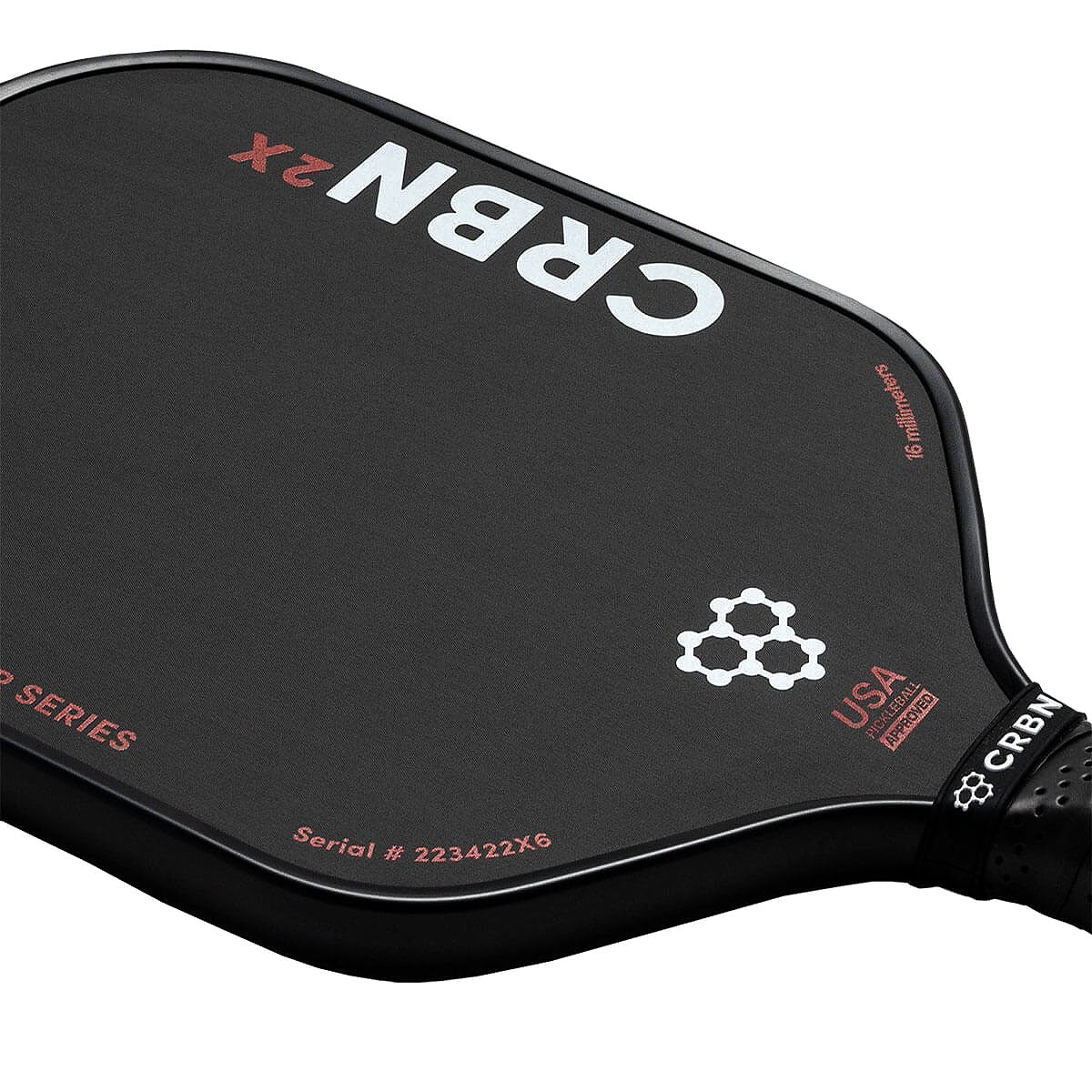 CRBN 2X Power Series Square Pickleball Paddle 16mm