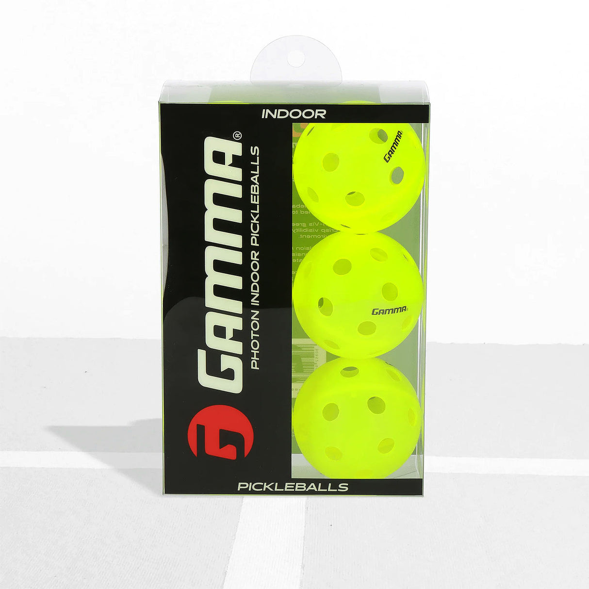 GAMMA Photon Indoor Pickleballs 6 Pack