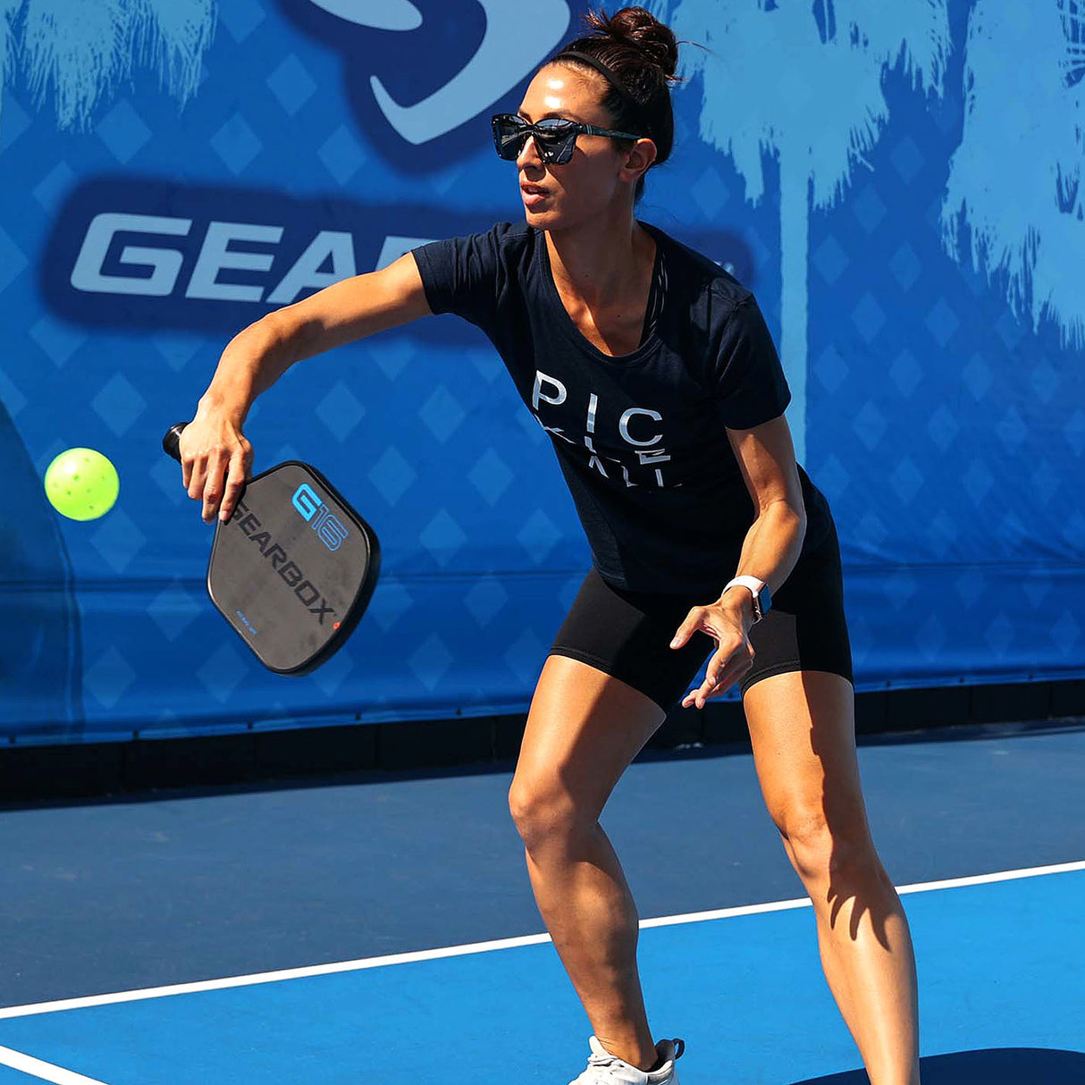 Gearbox G16 Pickleball Paddle Action Shot