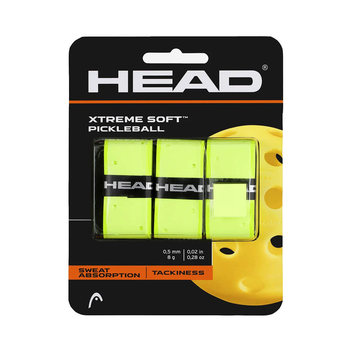 HEAD Xtreme Soft Pickleball Over Grip Yellow