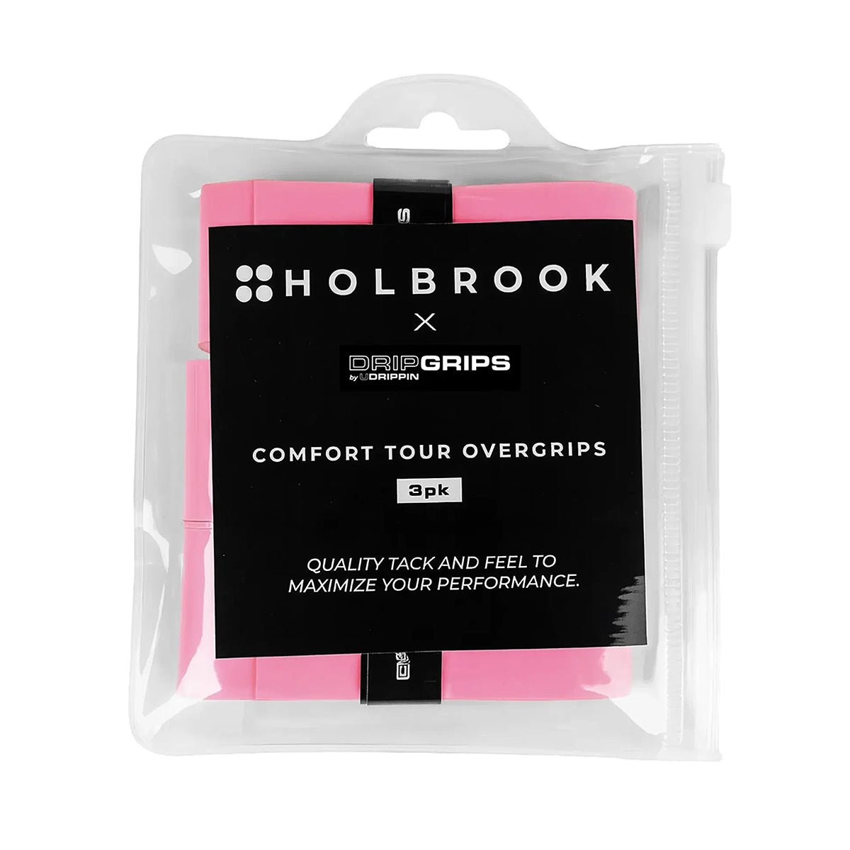 Holbrook Comfort Tour Overgrips Pink Front