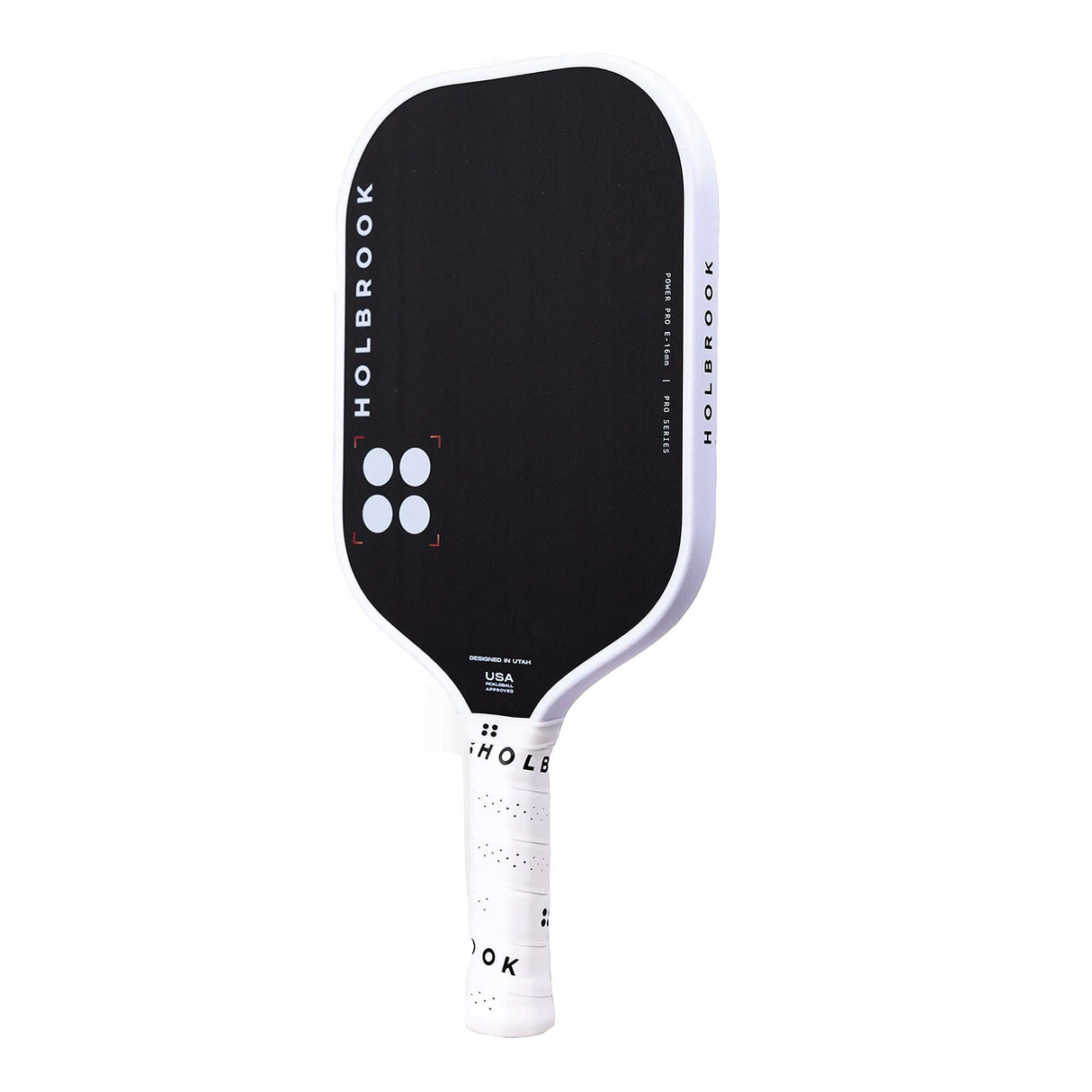 Holbrook Power Pro E 14mm Pickleball Paddle - Black & White