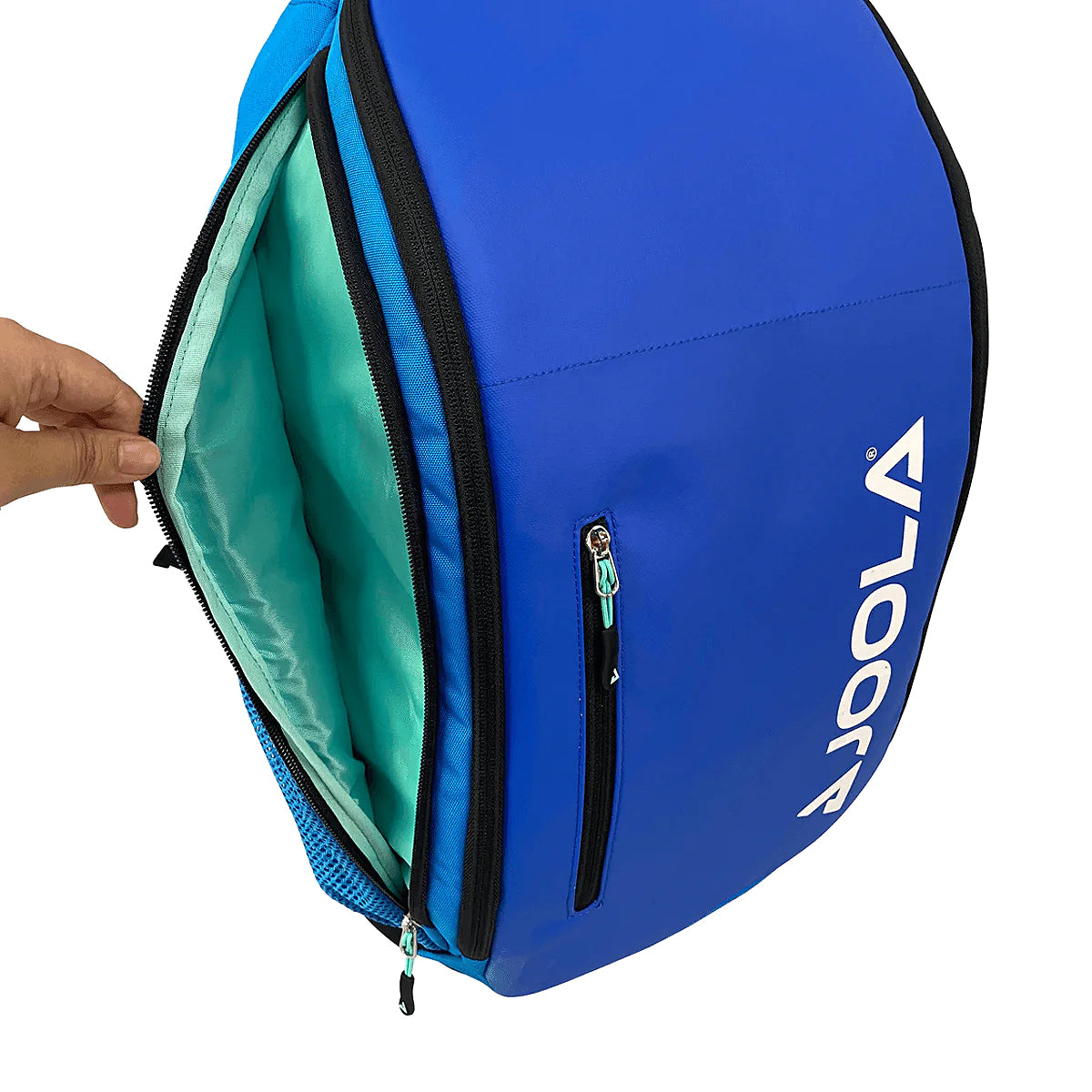 Joola Vision II Backpack Blue Side Zipper
