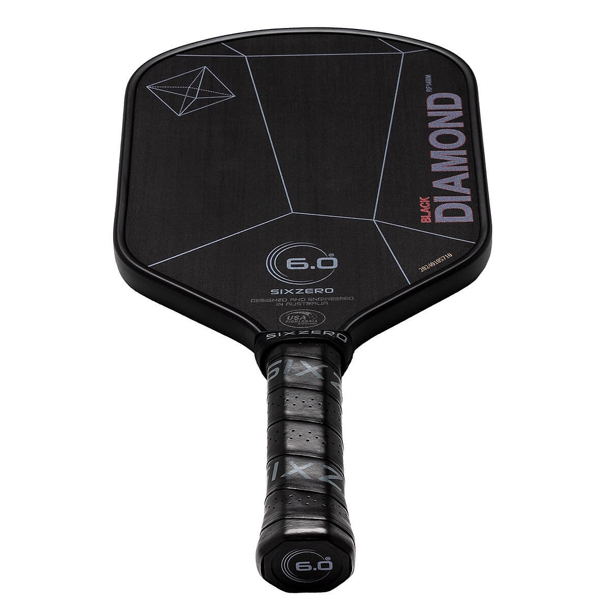 6.0 Six Zero Black Diamond Power Pickleball Paddle