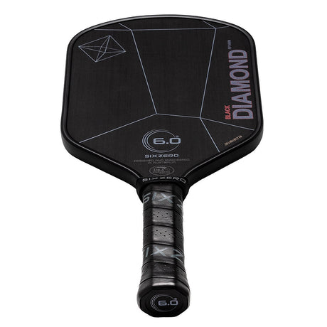 6.0 Six Zero Black Diamond Power Pickleball Paddle