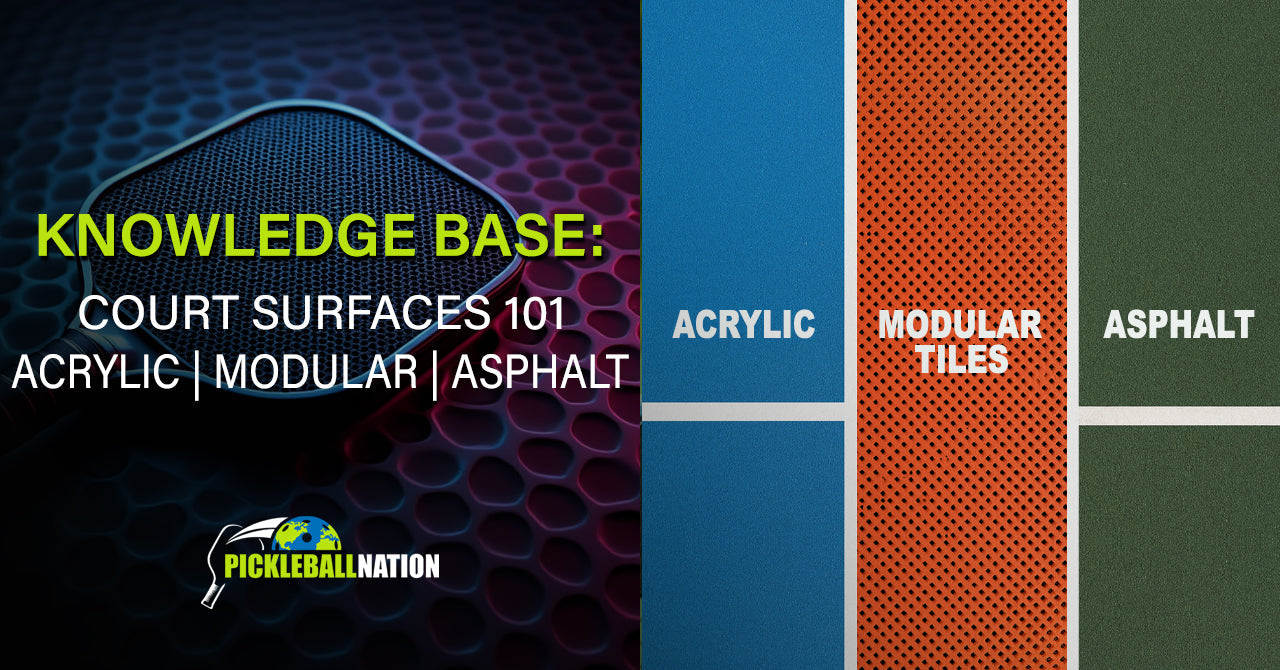 Acrylic vs. Modular Tiles vs. Asphalt Pickleball Court Surfaces