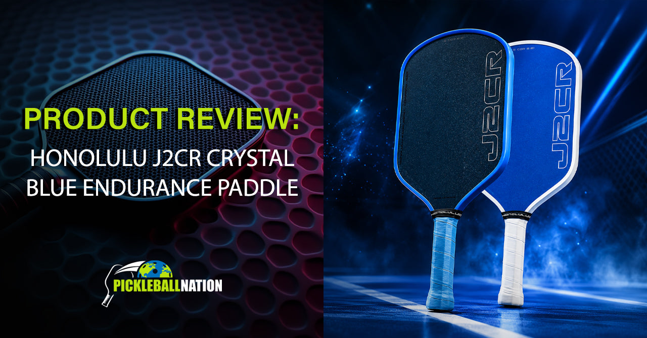 Honolulu J2CR Crystal Blue Endurance Pickleball Paddle Review
