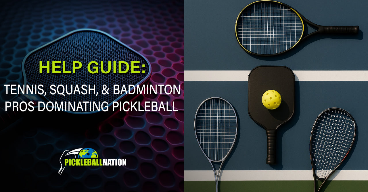 How Tennis, Squash, and Badminton Pros Can Dominate Pickleball
