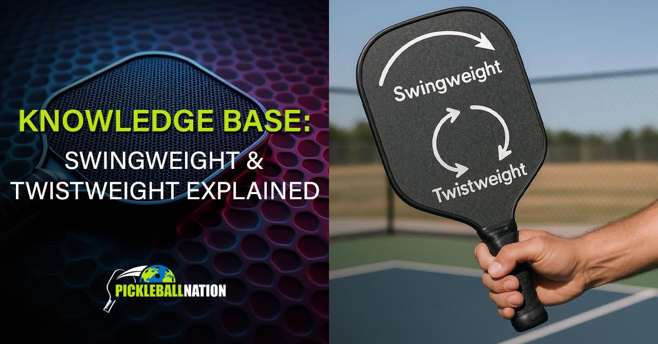 Pickleball Paddle Swingweight and Twistweight Explained