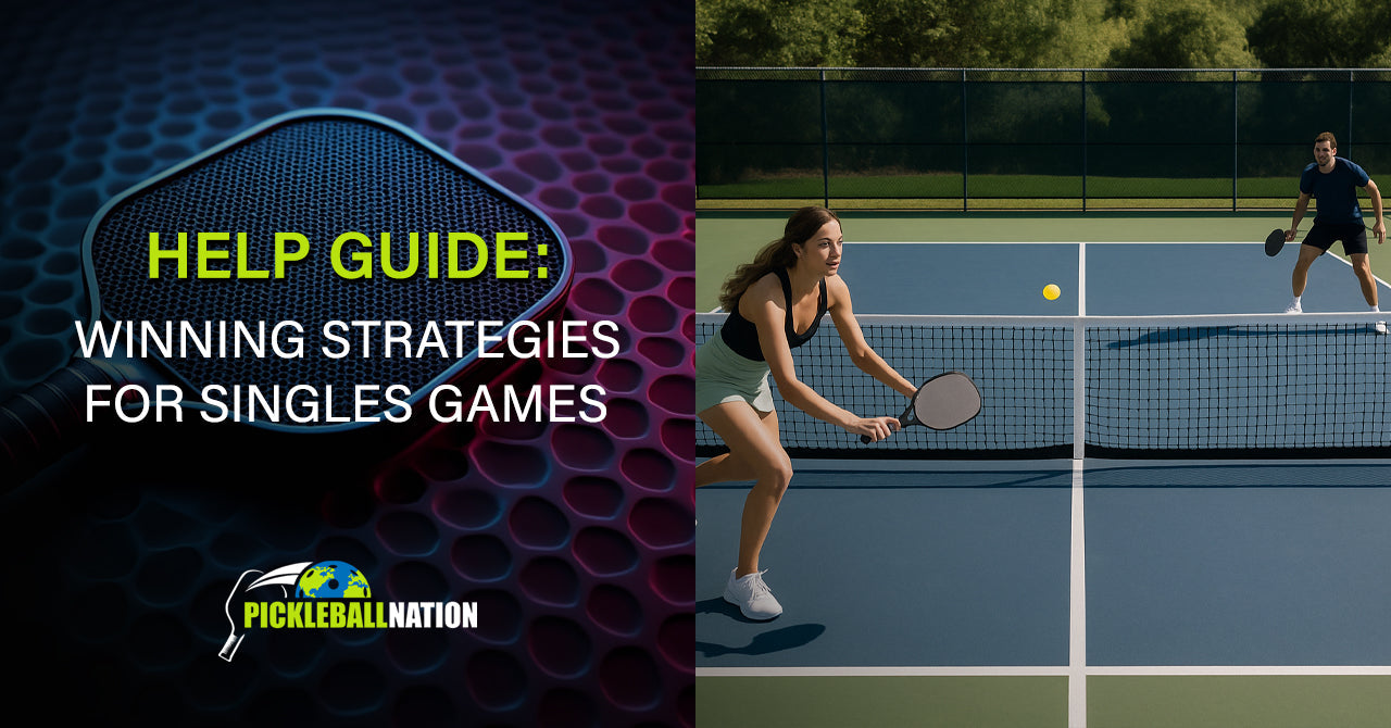 Winning Strategies for Singles Pickleball Games