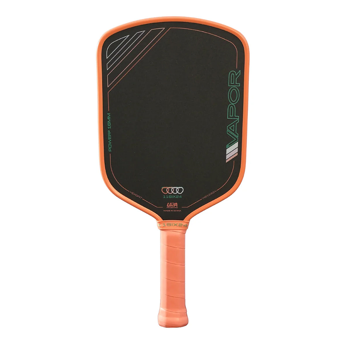 11SIX24 Vapor Power 2 Hybrid Pickleball Paddle Peach