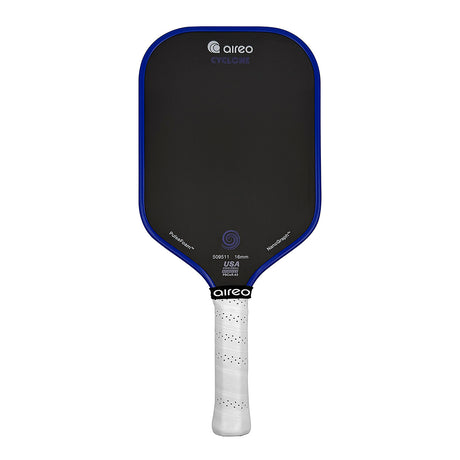 Aireo Cyclone Elongated 16mm Pickleball Paddle Blue