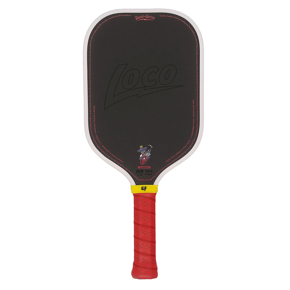 Bread & Butter Loco 2 16mm Elongated Pickleball Paddle Front