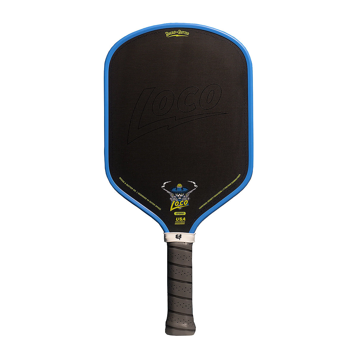 Bread & Butter Loco 16mm Hybrid Pickleball Paddle Azul