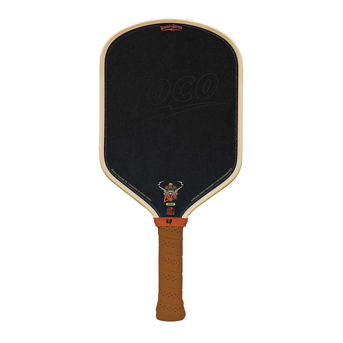 Bread & Butter Loco 16mm Hybrid Pickleball Paddle Tan