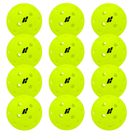 CORE Impact Pickleballs Neon 12-Pack