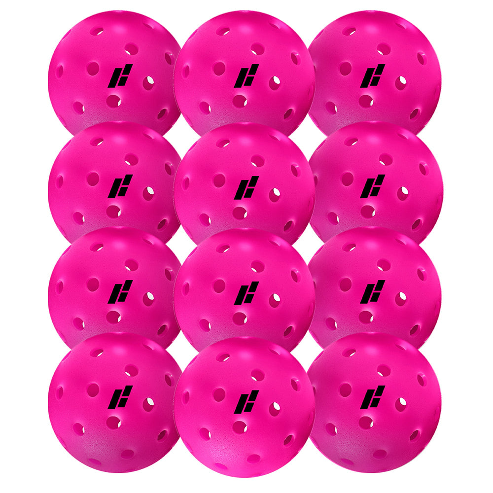 CORE Impact Pickleballs Pink 12-Pack