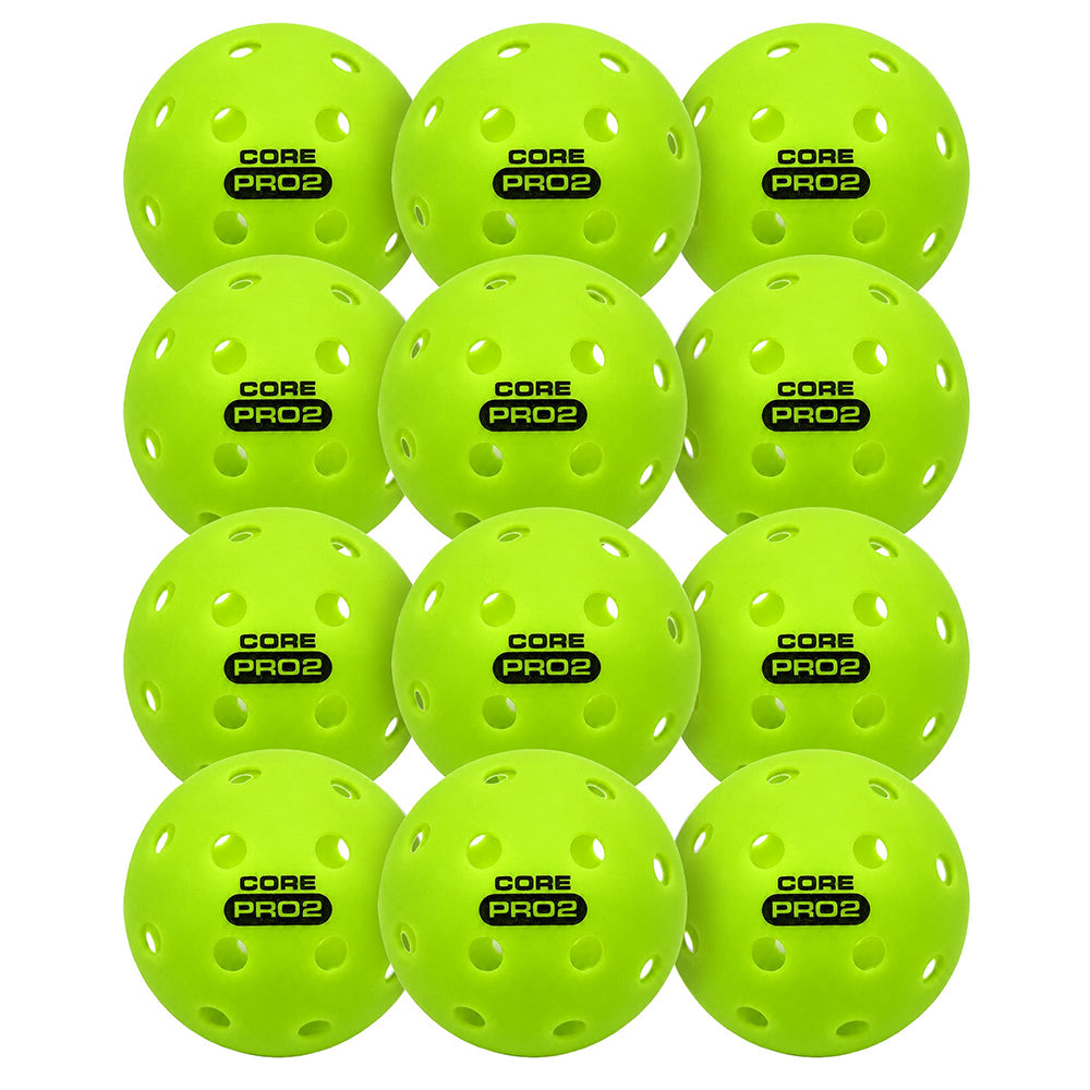 CORE PRO2 Pickleballs 12-Pack