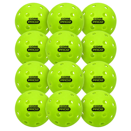 CORE PRO2 Pickleballs 12-Pack