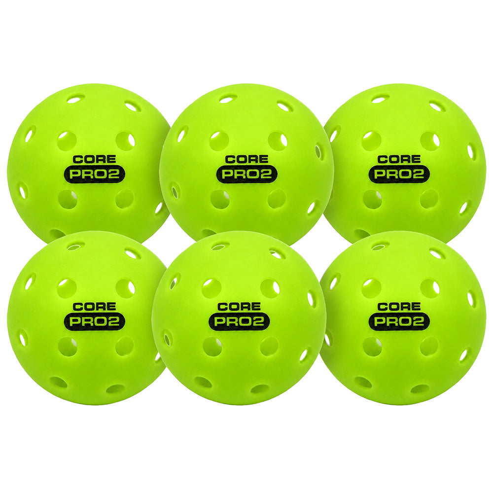 CORE PRO2 Pickleballs 6-Pack