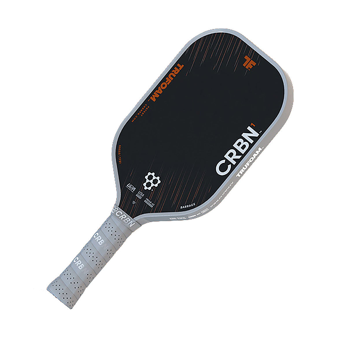 CRBN 1 TruFoam Barrage Elongated Long Handle Pickleball Paddle