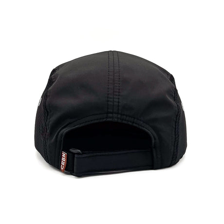 CRBN 5 Panel Runner Hat Black Back