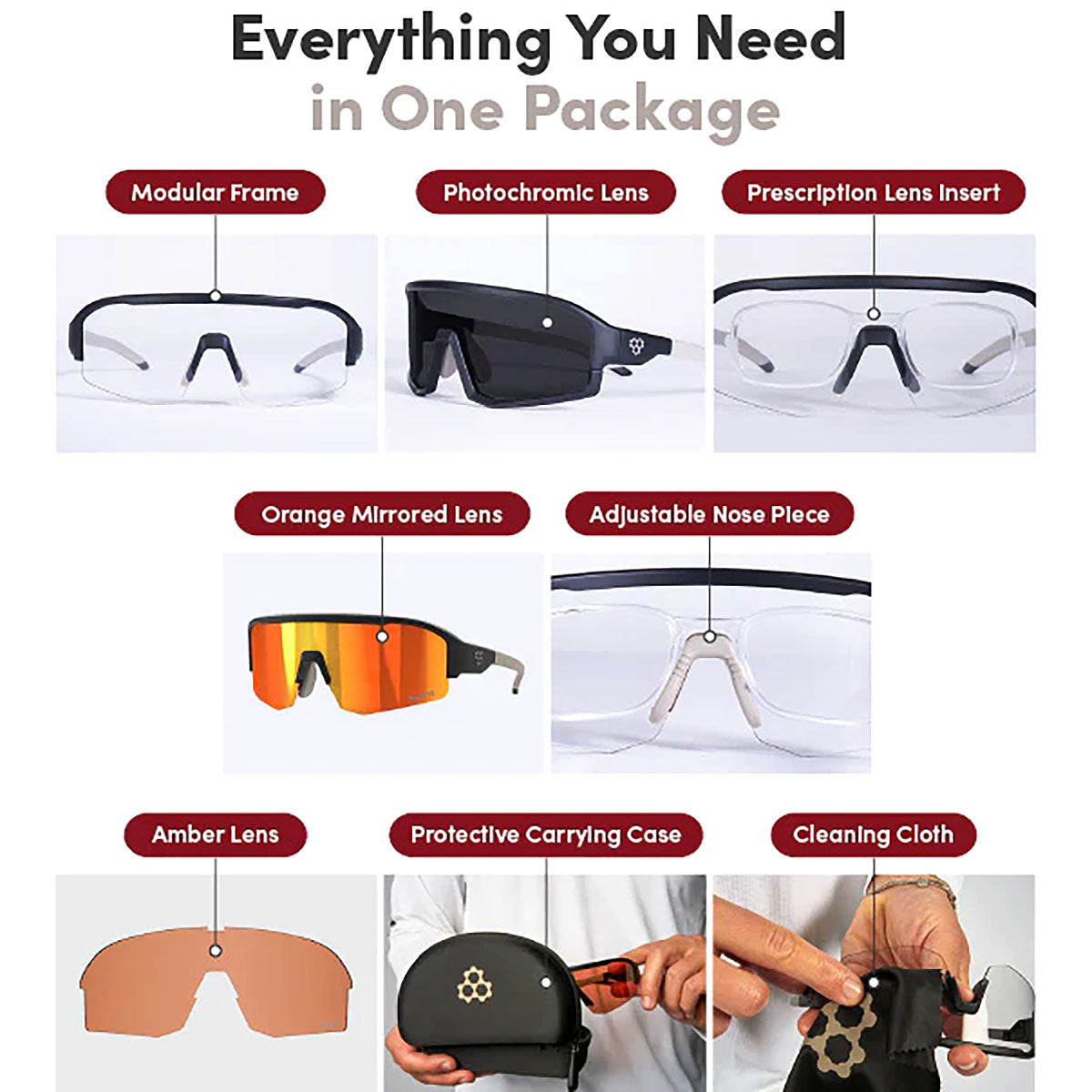 CRBN Pivot Pickleball Glasses - Pickleball Nation