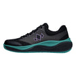 Diadem Court Flo Men's Pickleball Shoe Black/Teal Front