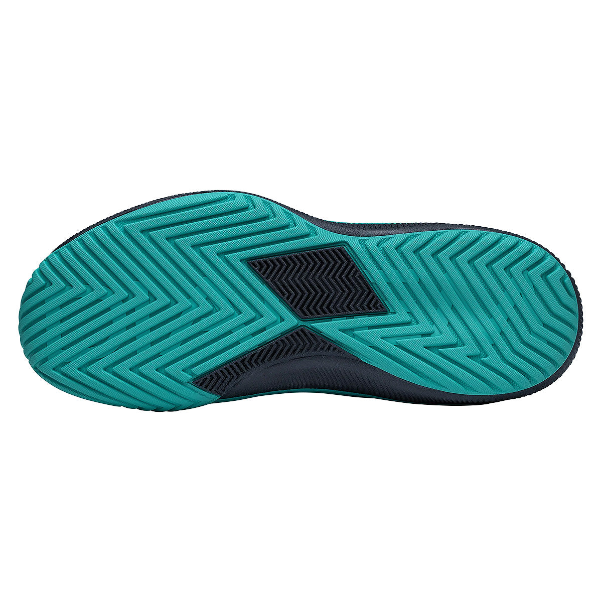 Diadem Court Flo Women's Pickleball Shoe Black/Teal Sole