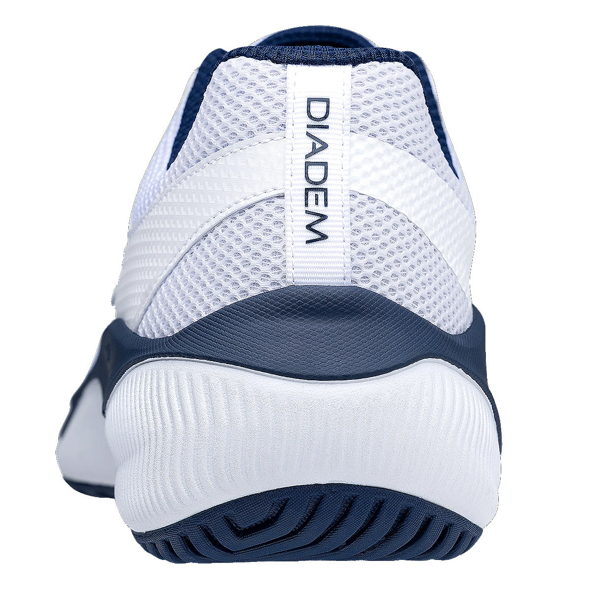 Diadem Court Flo Men's Pickleball Shoe White/Navy Heel