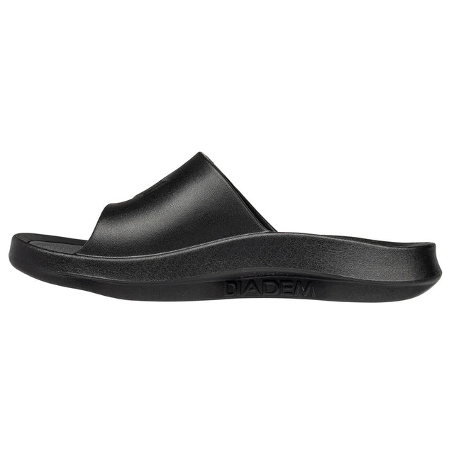 Diadem Men's Court Slides Black Front