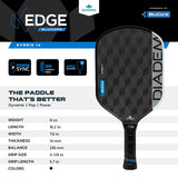 Diadem Edge Blucore Hybrid Pickleball Paddle 14mm Specs