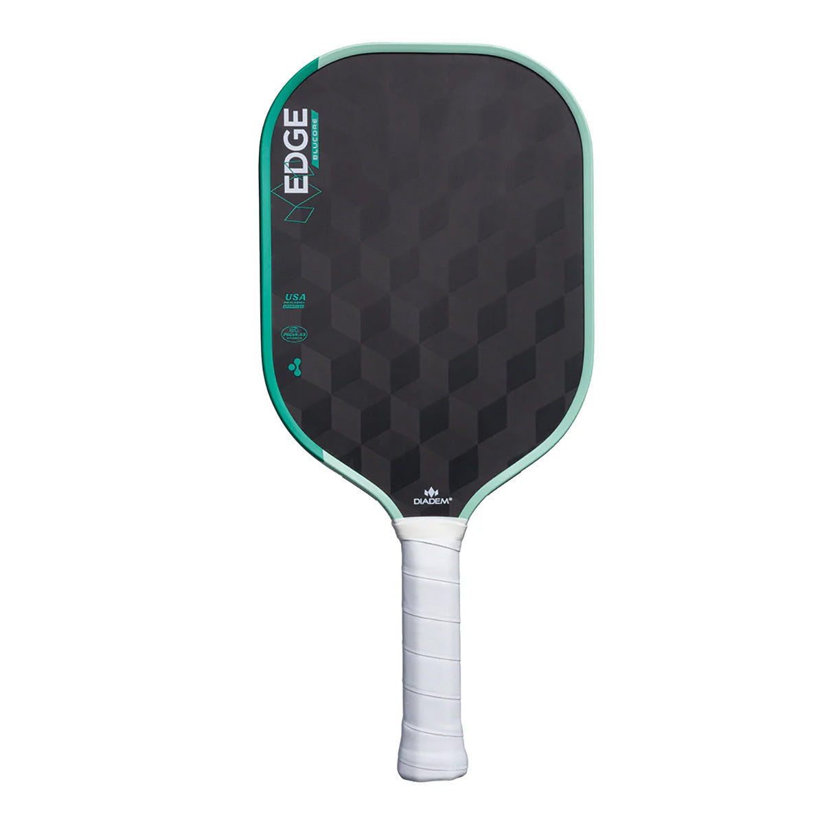 Diadem Edge Blucore Pro Pickleball Paddle Seafoam Back