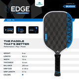 Diadem Edge Blucore Pro Pickleball Paddle Specs 14mm