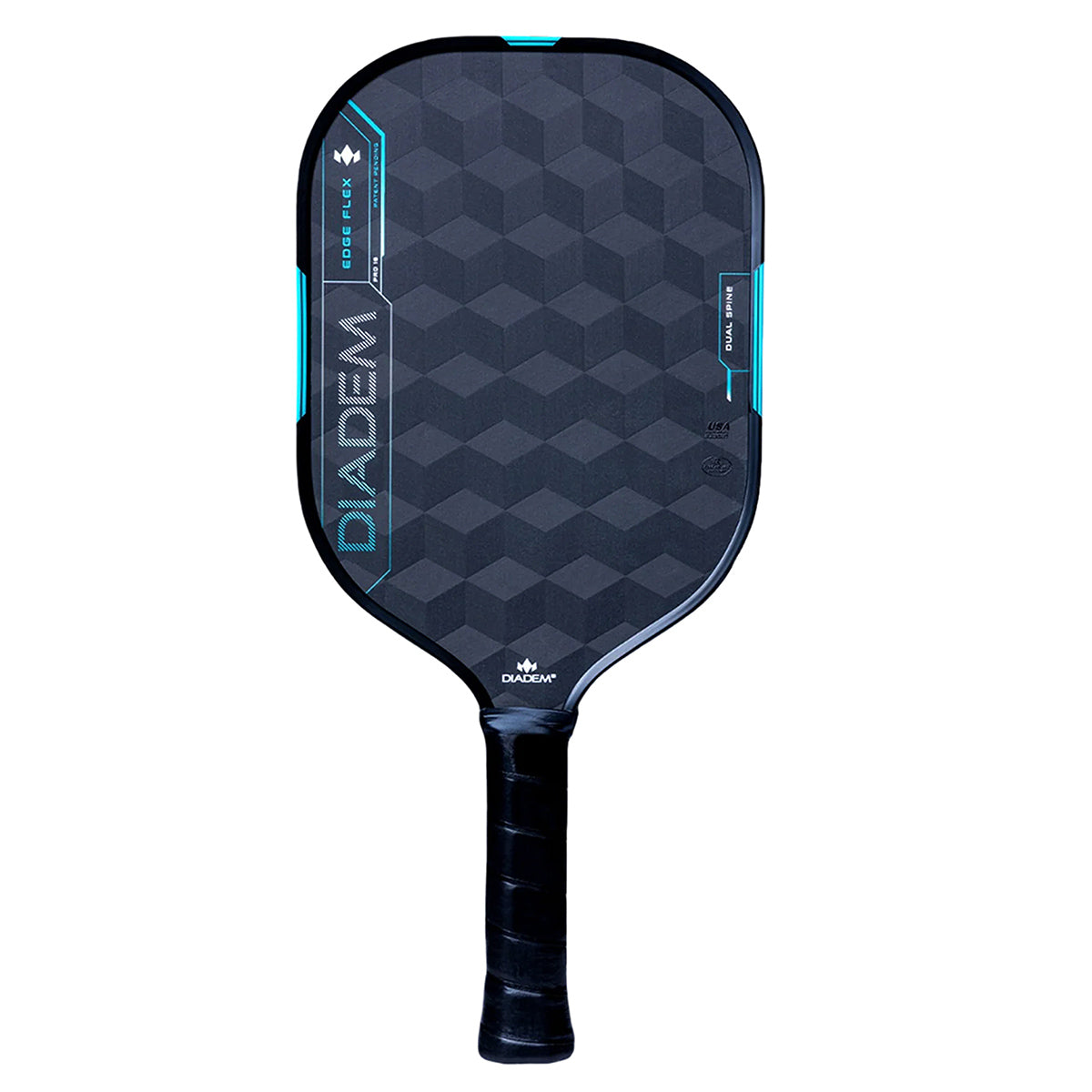 Diadem Edge Flex Pro 16mm Pickleball Paddle Teal