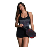 Dot Art Pickleball Nation Women’s Racerback Tank Front