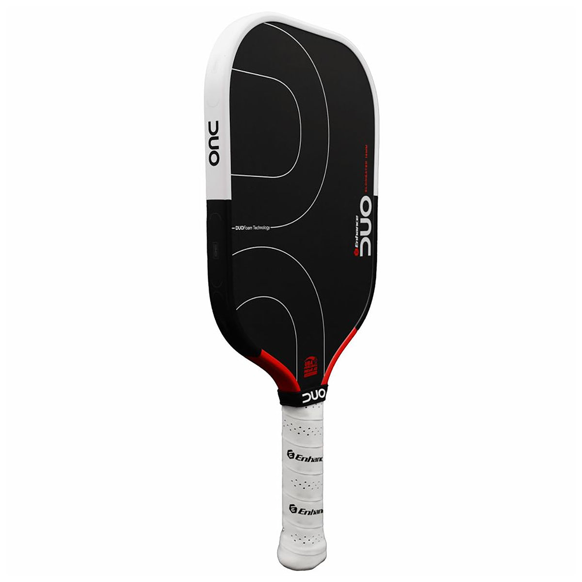 Enhance DUO Elongated 16mm Pickleball Paddle Angle