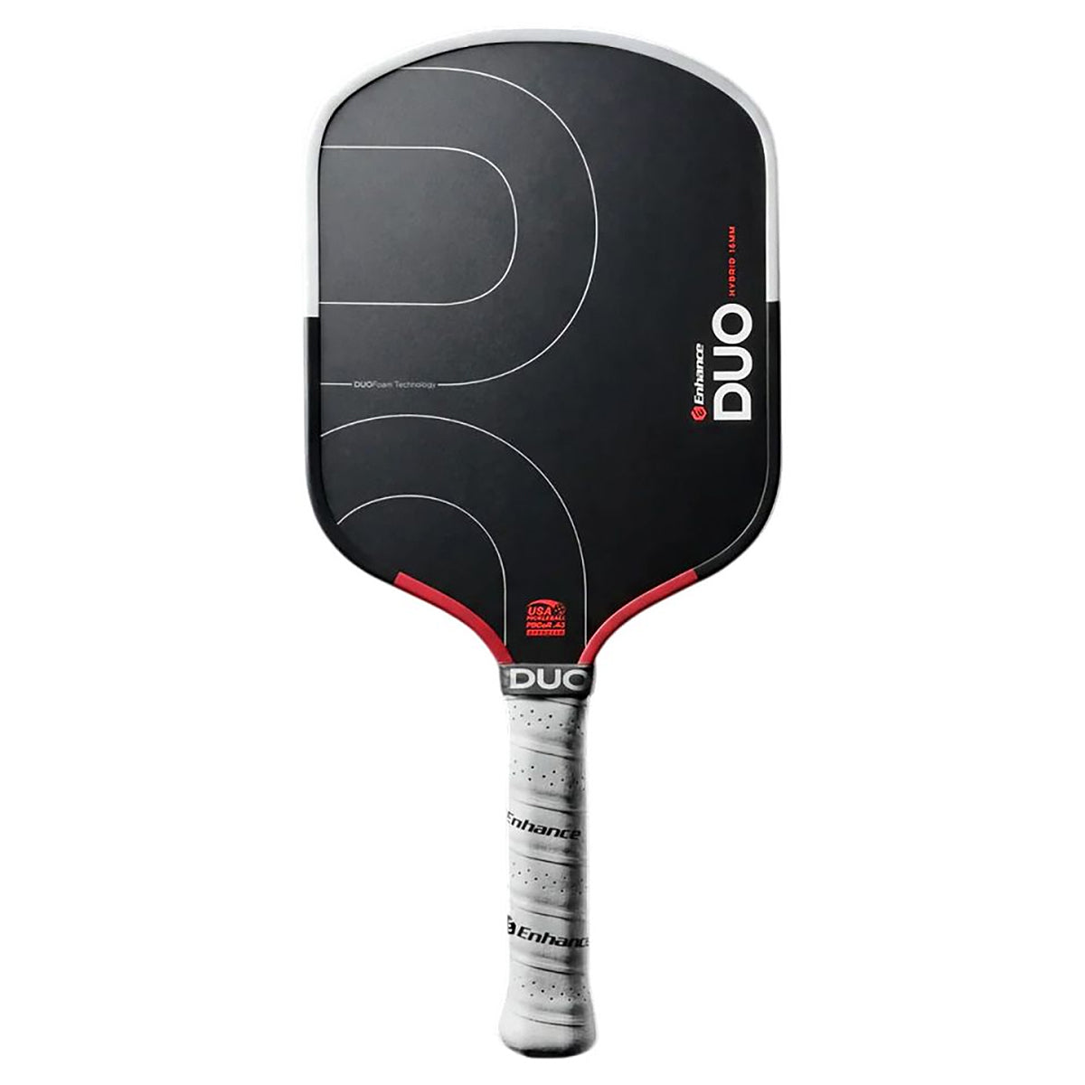 Enhance DUO Hybrid LH 16mm Pickleball Paddle Front