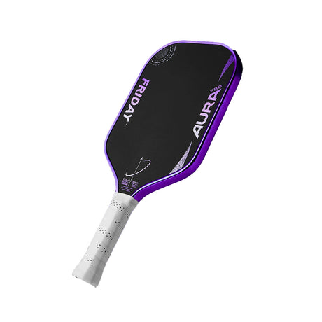 Friday Aura Pro Elongated Pickleball Paddle Metallic Lunar