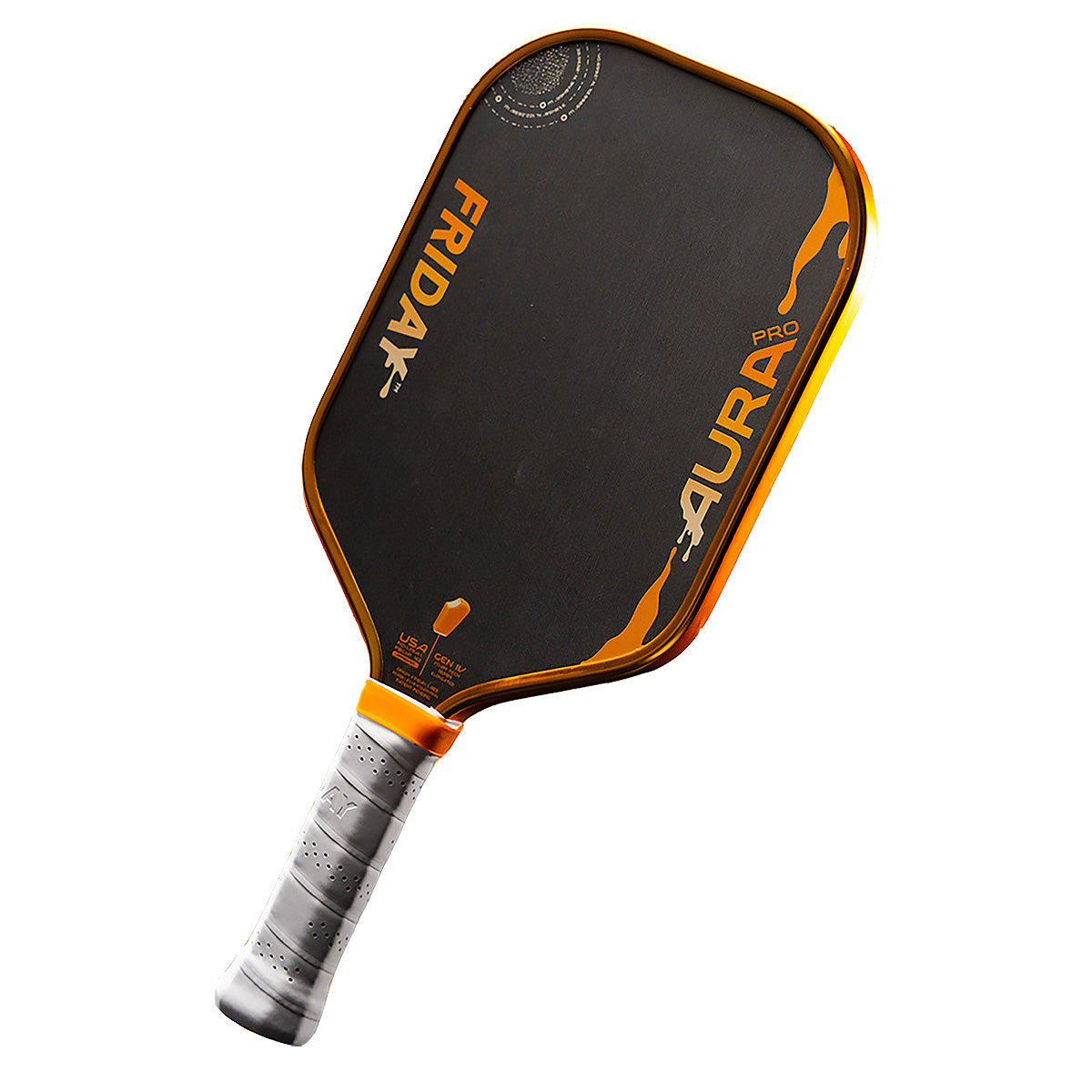 Friday Aura Pro Elongated Pickleball Paddle Orange Creamsicle