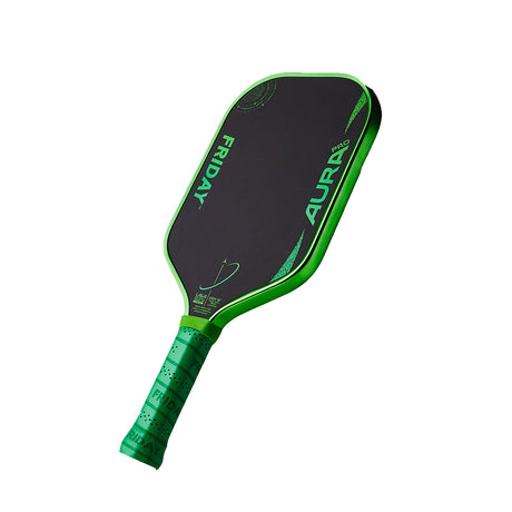 Friday Aura Pro Elongated Pickleball Paddle Metallic Terra