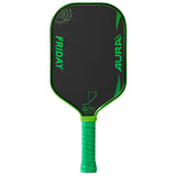 Friday Aura Pro Elongated Pickleball Paddle Metallic Terra Front