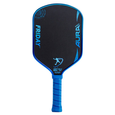 Friday Aura Pro Hybrid Pickleball Paddle Metallic Cobalt