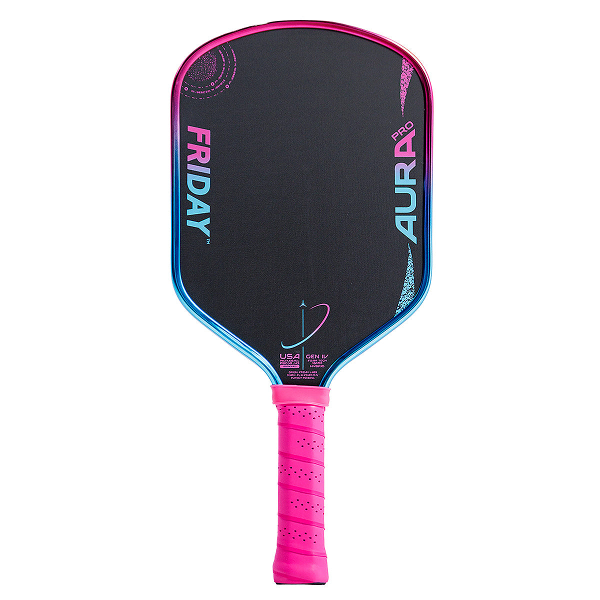 Friday Aura Pro Hybrid Pickleball Paddle Metallic Vice