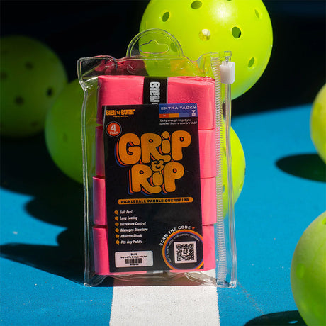 Bread & Butter Grip & Rip Tacky Overgrip Hot Pink
