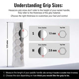 Hesacore Pickleball Original Grip Specs