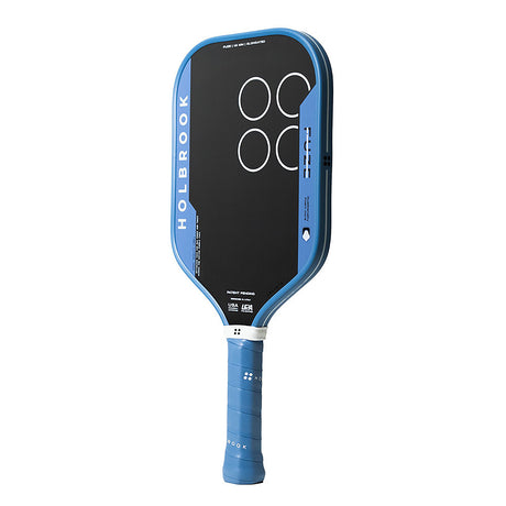 Holbrook Fuze Elongated 16mm Pickleball Paddle Blue Angle