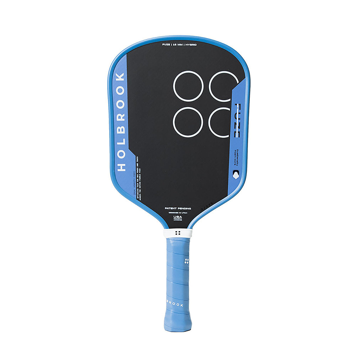 Holbrook Fuze Hybrid 16mm Pickleball Paddle Blue Front
