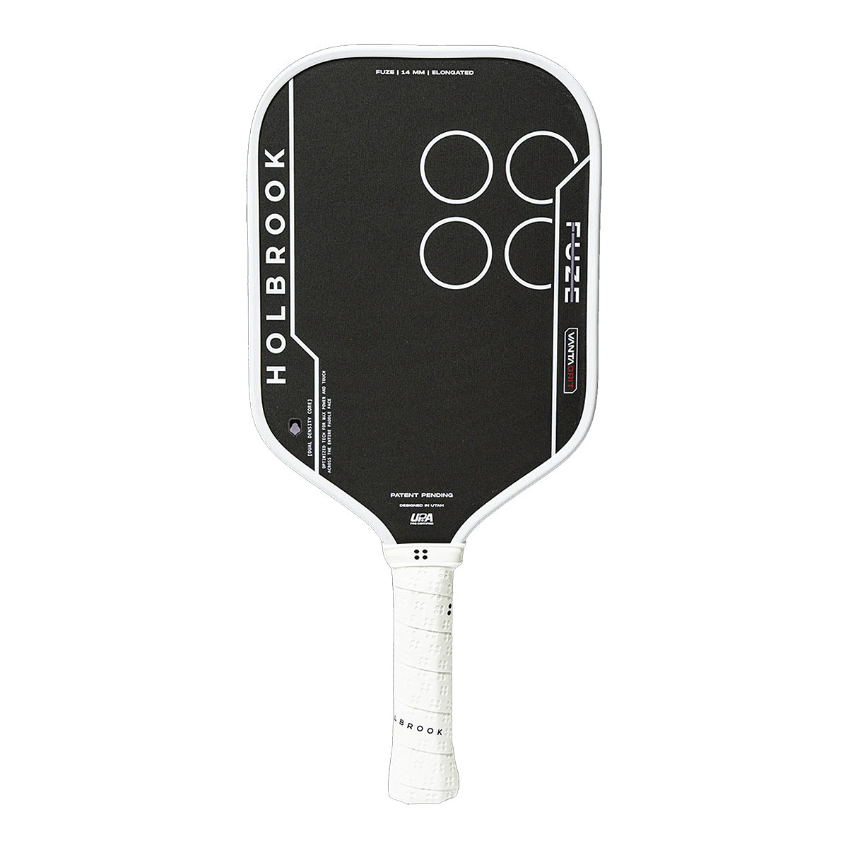 Holbrook Fuze Vantagrit Elongated 14mm Pickleball Paddle Front